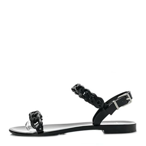 givenchy nea jelly flat sandals|givenchy black 4g heeled sandals.